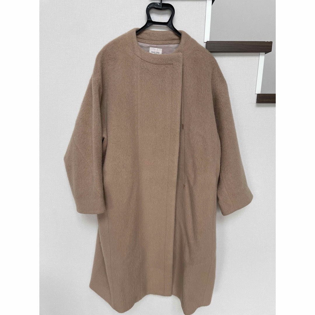 Demi-Luxe BEAMS - デミルクスビームス ベージュ ロング コート モヘア