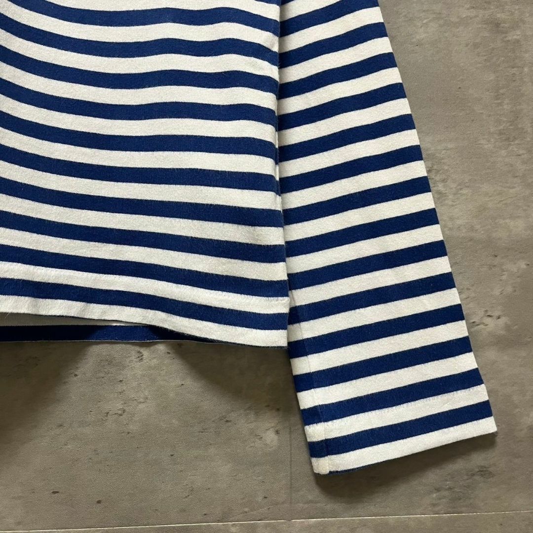 COMME des GARCONS - PLAY COMME des GARCONS ロンT ボーダー 青の通販