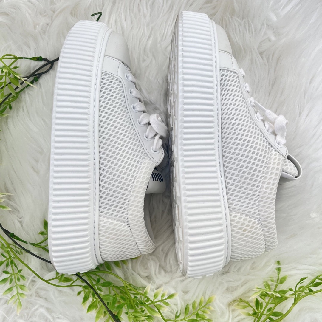 MIU MIU - miu miu ミュウミュウ メッシュ フラットフォーム