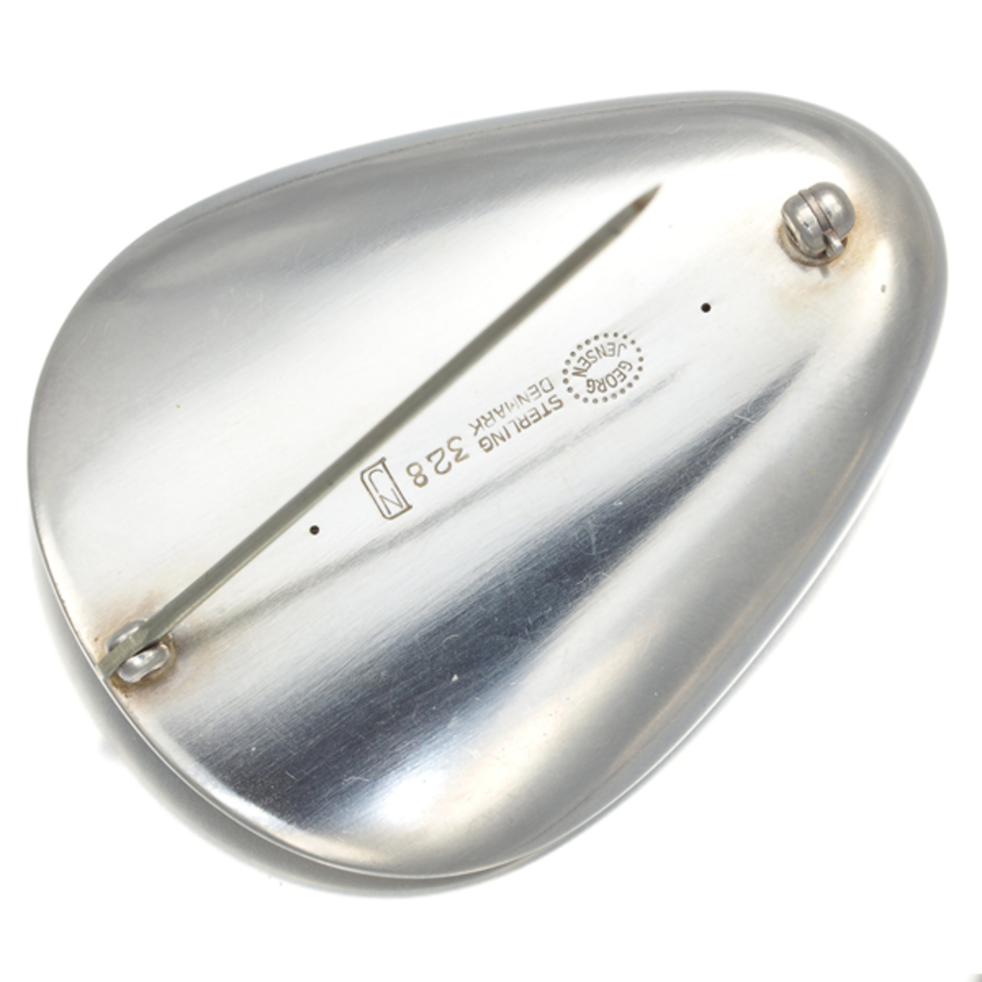 Georg Jensen - ジョージジェンセン ブローチ ヘマタイト 328 シルバー