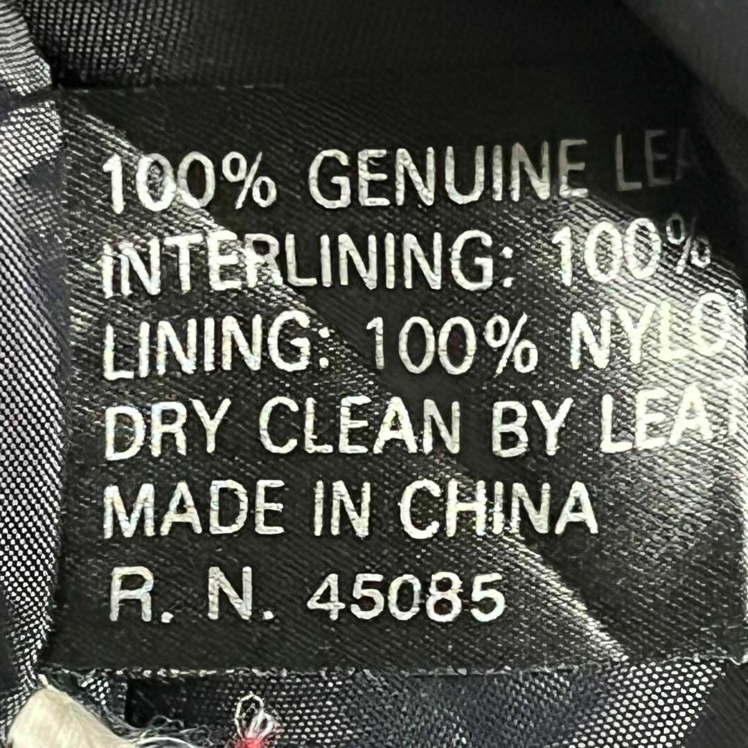 VINTAGE - SP No.1501 VINTAGE 希少 レザー ロングコート ペイズリー柄