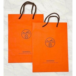 HERMES - エルメスHERMES ショップ袋2枚 Mサイズ 紙袋 ショッパーの