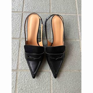 SeaRoomlynn - TULLEバックストラップミュール(ベージュ)の通販 by y