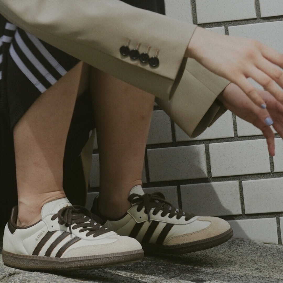 adidas Originals - 新品⭐️adidas SAMBA OG 23.0クリームホワイト茶