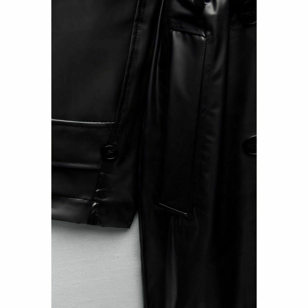 ZARA - 新品ZARAオーバーサイズビニールトレンチレインコートの通販 by