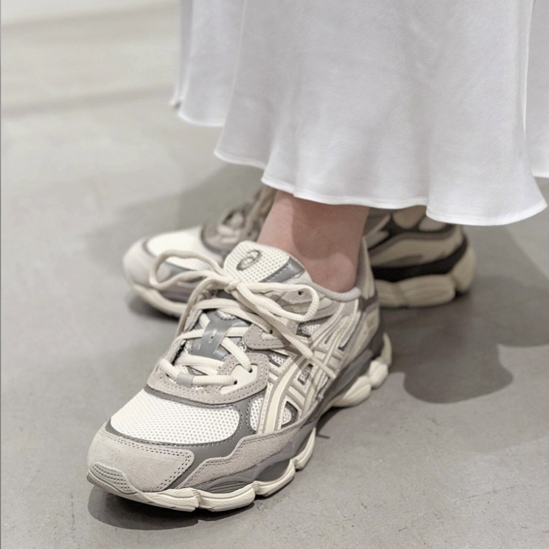 asics - ASICS GEL-NYC Cream/Oyster Grey 24.0cmの通販 by shin's