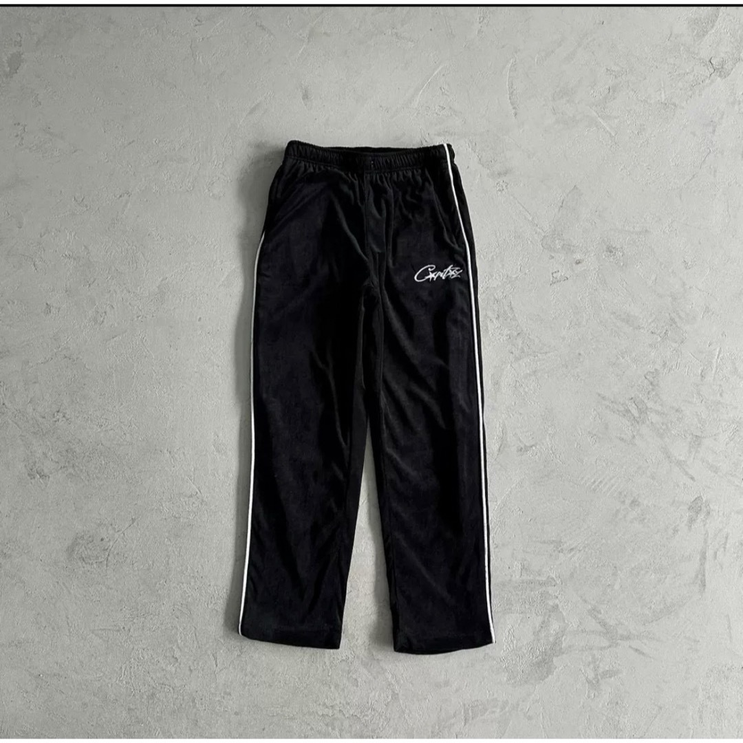 L】Corteiz Velour Tracksuit - ブラックの通販 by Nicole Ma｜ラクマ