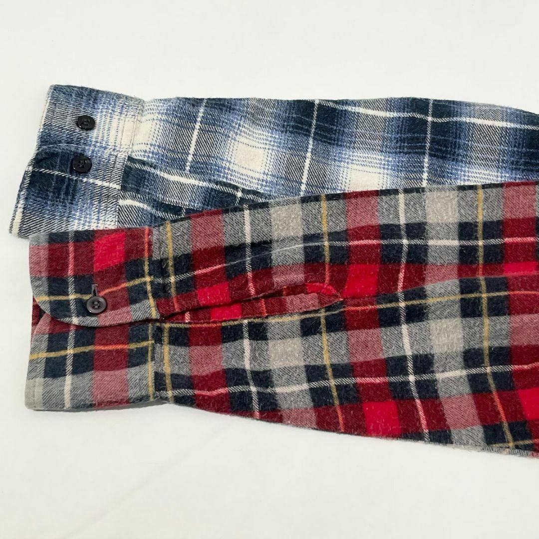 Needles - Rebuild by Needles リメイクフランネルチェックシャツの