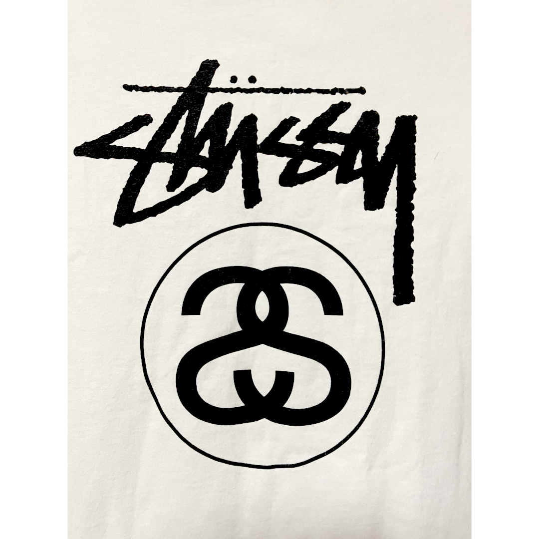 STUSSY - ステューシー Tシャツ ショーンフォントロゴ シャネルロゴ S