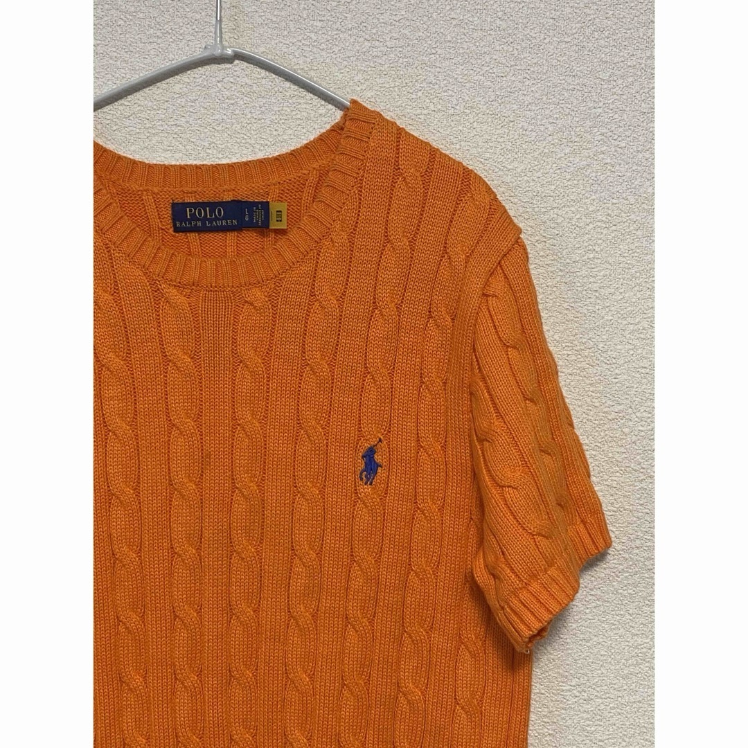 POLO RALPH LAUREN - ラルフローレン レディース 半袖ニット ケーブル