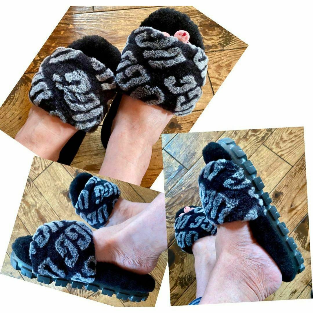 UGG - 激レア✨ロゴいっぱい✨24～25cm素足✨超美品✨UGG✨コゼッタ