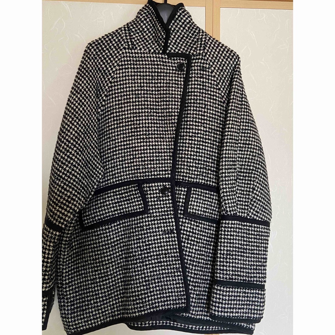 CLANE - Clane MIX HOUNDSTOOTH LINE JACKETの通販 by samantha's shop