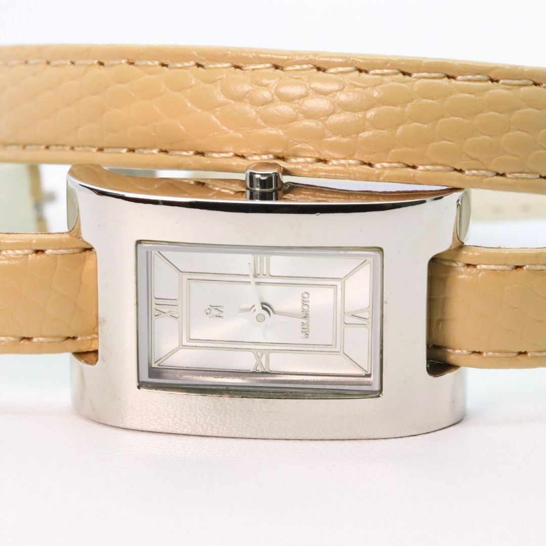 MIKIMOTO - ミキモト インターナショナル 時計 二重巻き レザー 腕時計