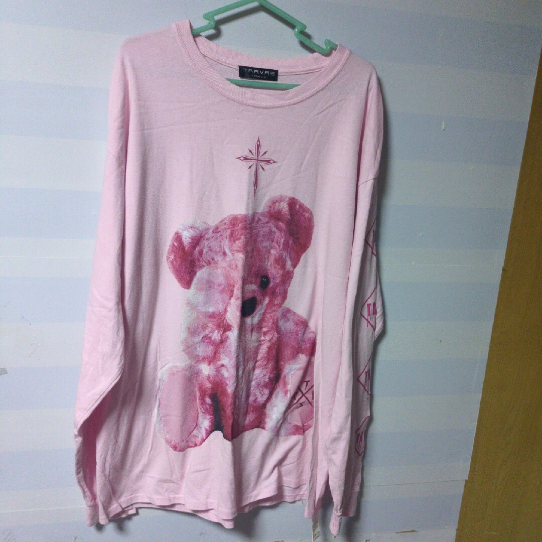 TRAVAS TOKYO - TRAVAS TOKYO FURRY BEAR くま ビッグロングTシャツ