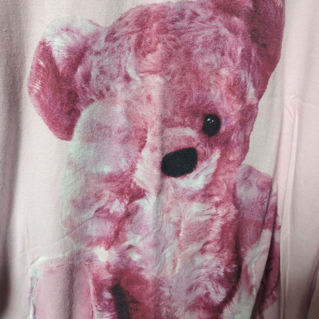 TRAVAS TOKYO - TRAVAS TOKYO FURRY BEAR くま ビッグロングTシャツ