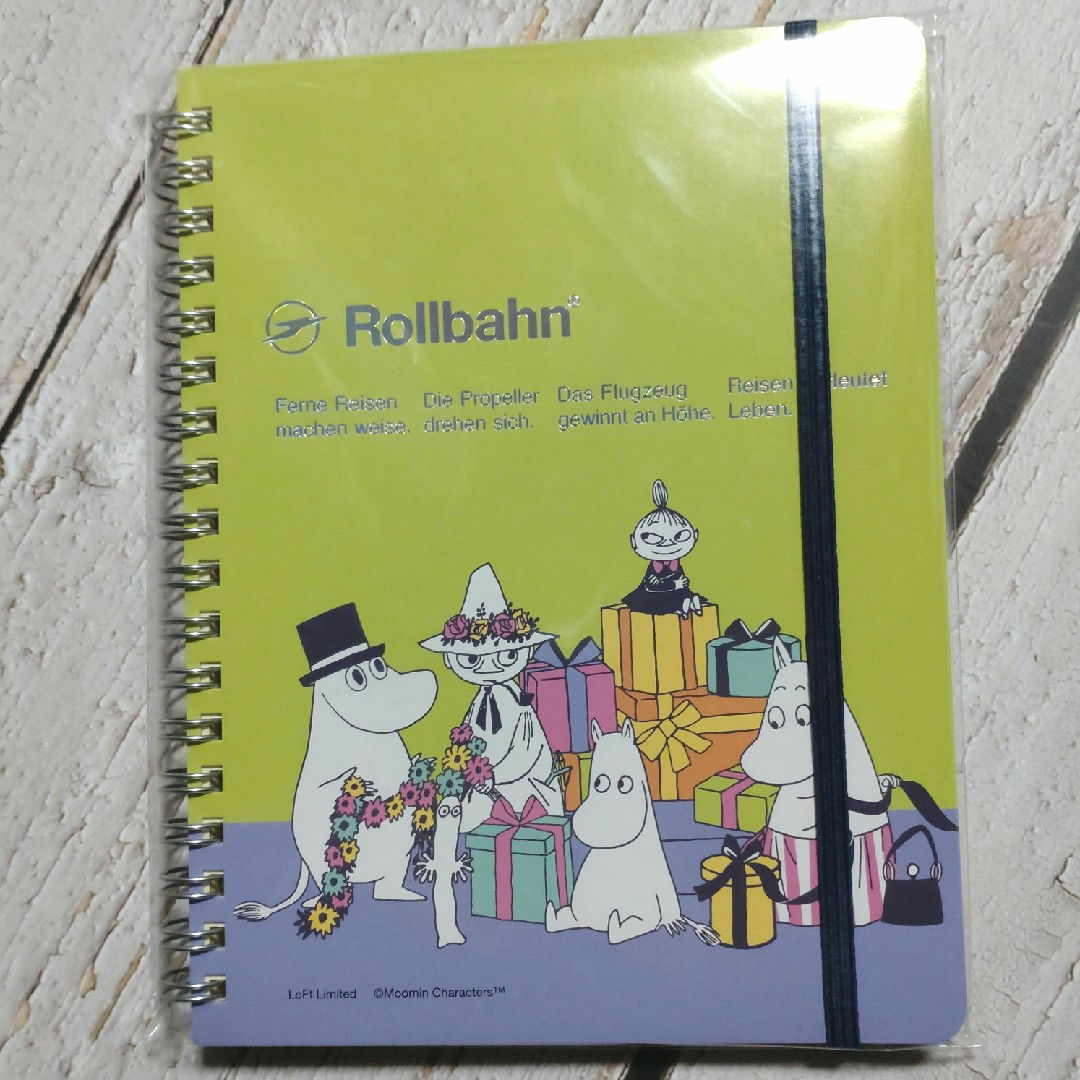 Rollbahn - ロフト限定 ムーミン ロルバーン ポケット付きメモL