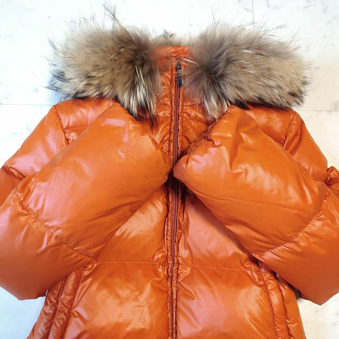 DUVETICA - デュベティカ ラクーンファー フード ダウンジャケット 40