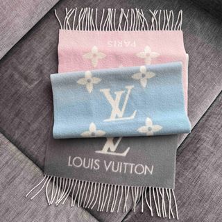 LOUIS VUITTON（マフラー/ショール ・ ブルー・ネイビー/青色系）の