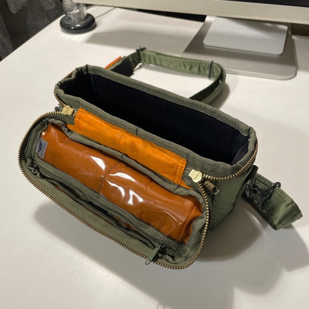 PORTER - 希少 初期 PORTER タンカー カメラバッグ S セージグリーン