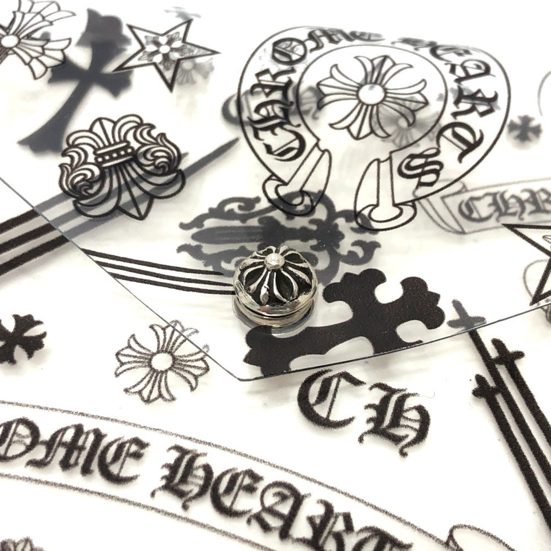 Chrome Hearts クロムハーツ シルバーボタン クリアポーチ ブラック