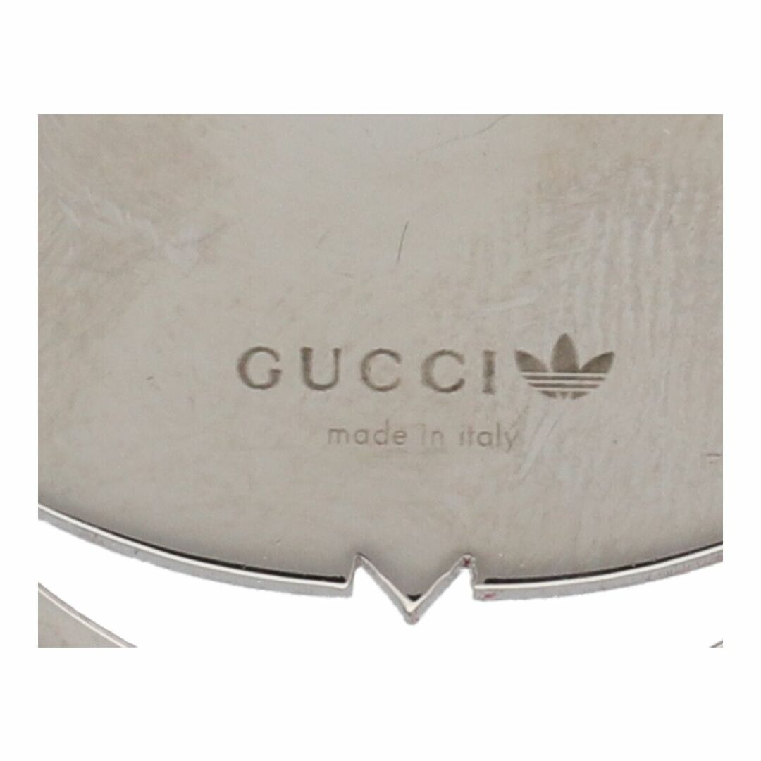 GUCCI - 【中古】 GUCCI グッチ ブローチ ×ADIDAS ロゴピンバッチ