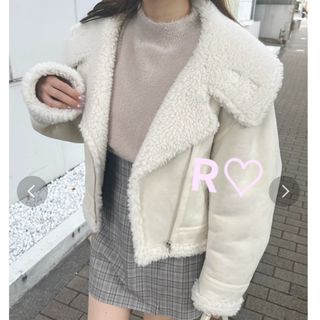 MERCURYDUO - マーキュリーデュオ ベージュ フェイクムートンボンバー