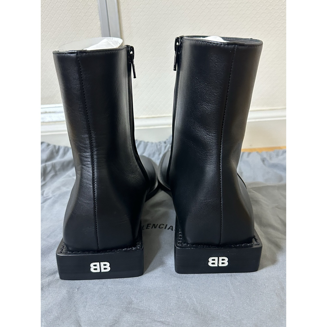 BALENCIAGA - 新品未使用 正規品 BALENCIAGA レザーブーツ スクエア