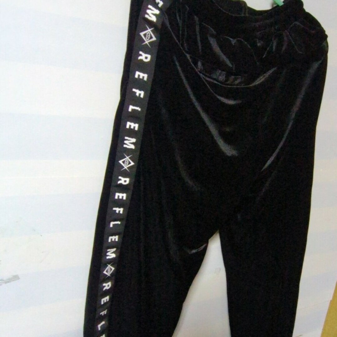 REFLEM - 【REFLEM】ロゴテープラインベロアジャージパンツ レフレムの