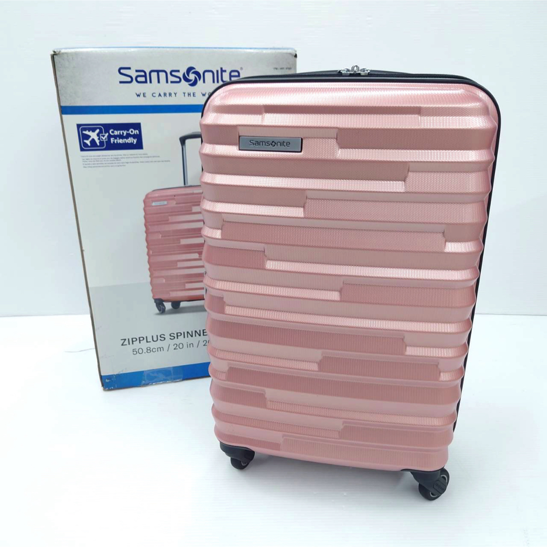 サムソナイト ジッププラス スーツケース 機内持ち込み ピンク 【公式