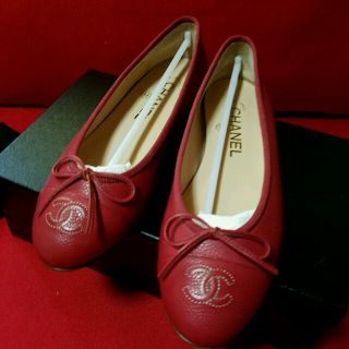 CHANEL（バレエシューズ ・ レッド/赤色系）のフリマアイテム一覧