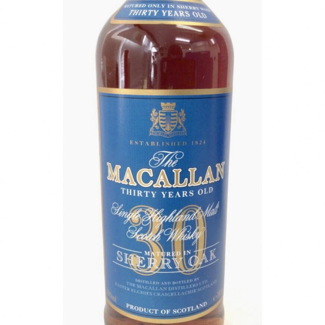 マッカラン - マッカラン 30年 シェリーオークカスク ブルーラベル の