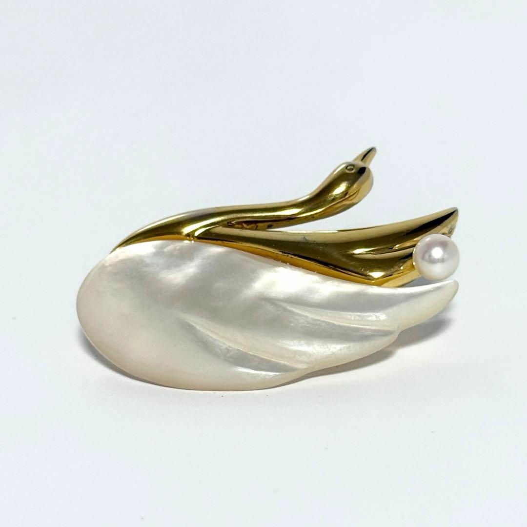 TASAKI - 【白鳥】タサキ レディース ピン ブローチ スワン パール