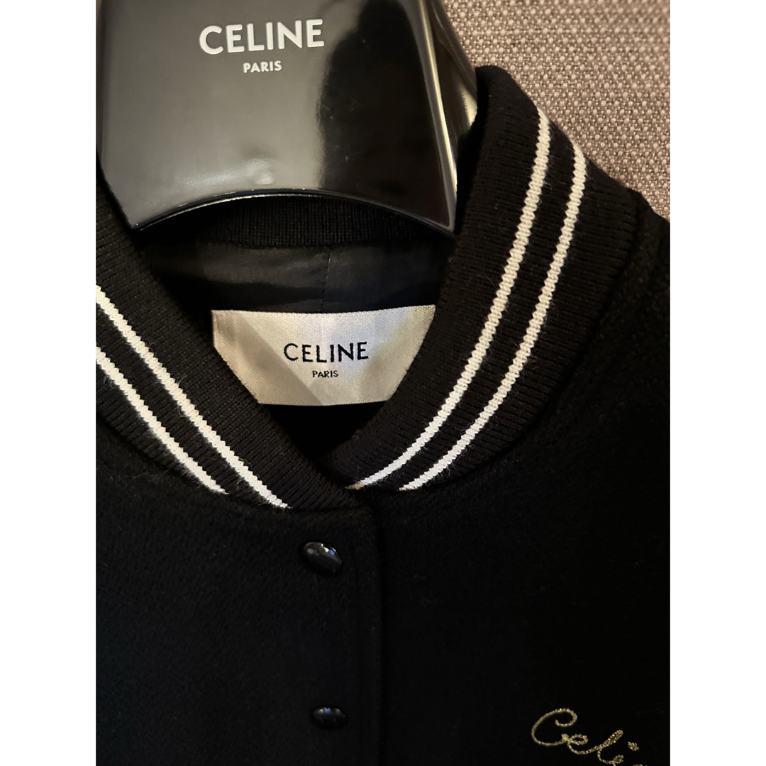 CELINE - セリーヌ エンブロイダリーテディブルゾン 40 スタジャン 40