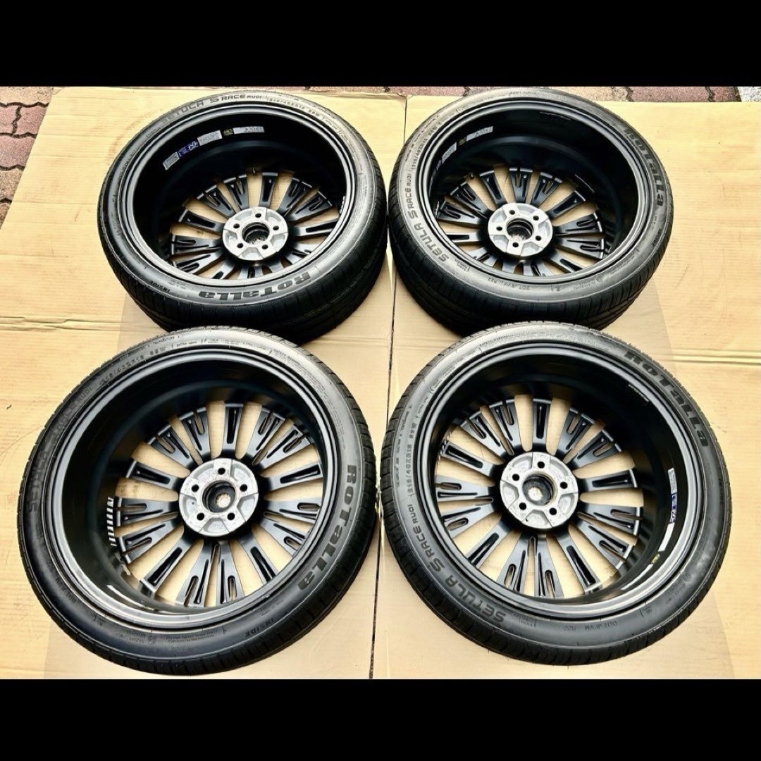 215/40R18 新品 プリウス 超美品 18インチ レイズ ヴォウジェの通販 by