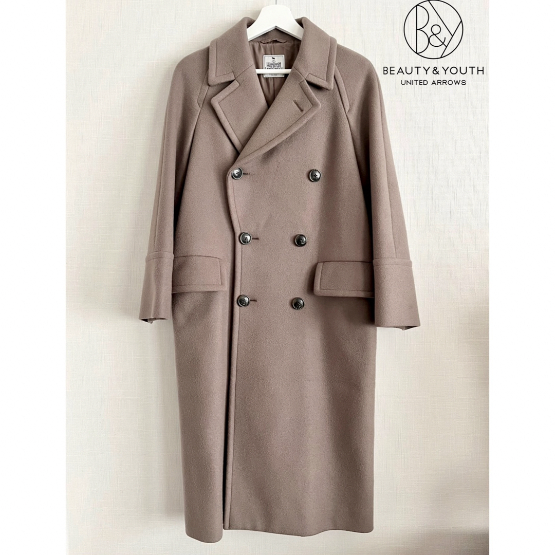 BEAUTY&YOUTH UNITED ARROWS - HAMILTON WOOL MIX メルトンロングP