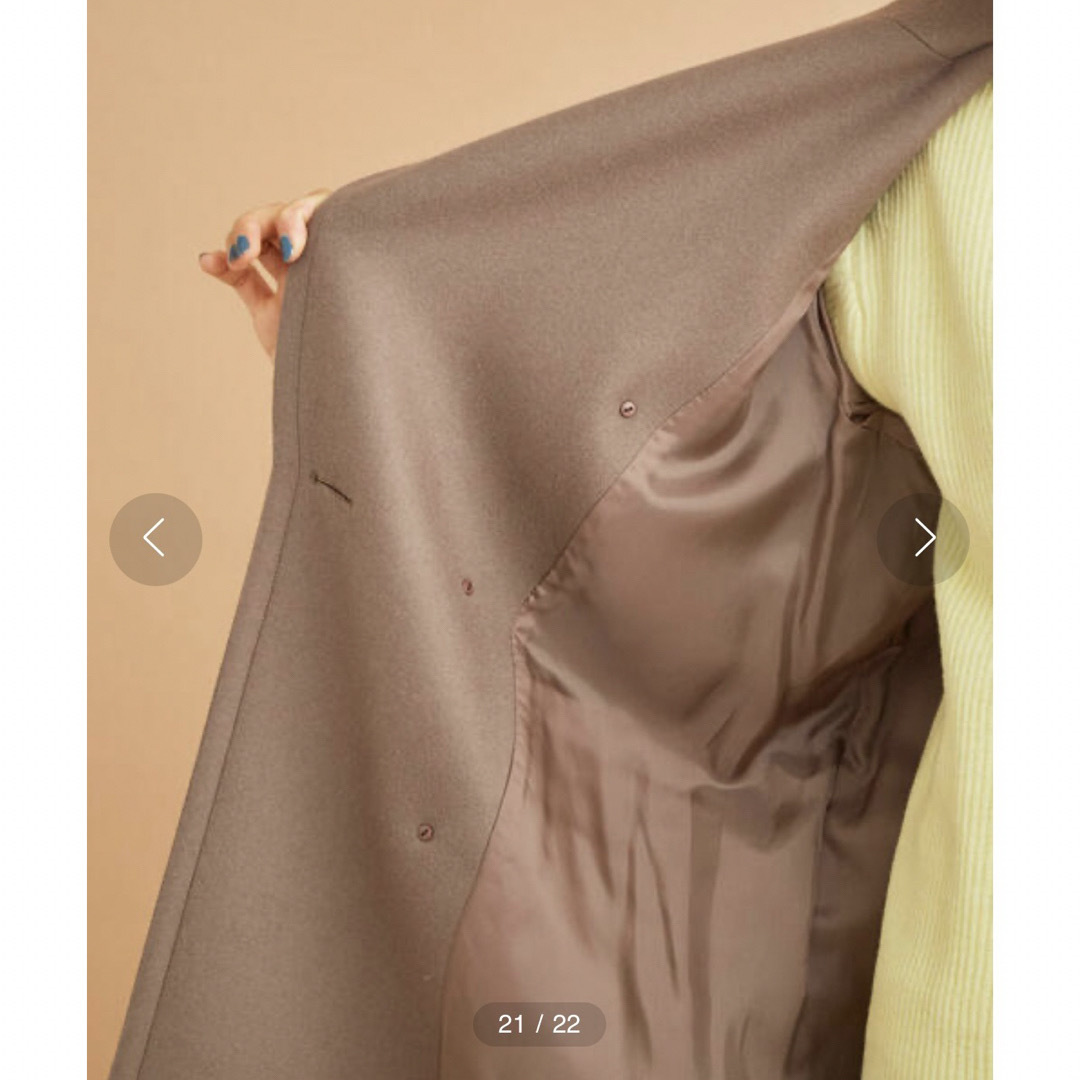 BEAUTY&YOUTH UNITED ARROWS - HAMILTON WOOL MIX メルトンロングP