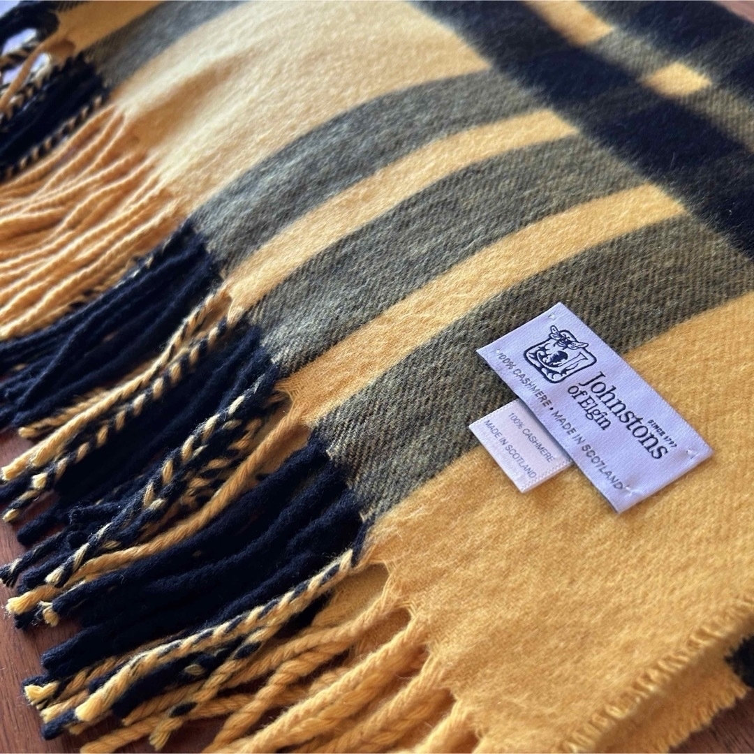 Johnstons - Drawer別注ジョンストンズJohnstonsカシミヤ大判ストール