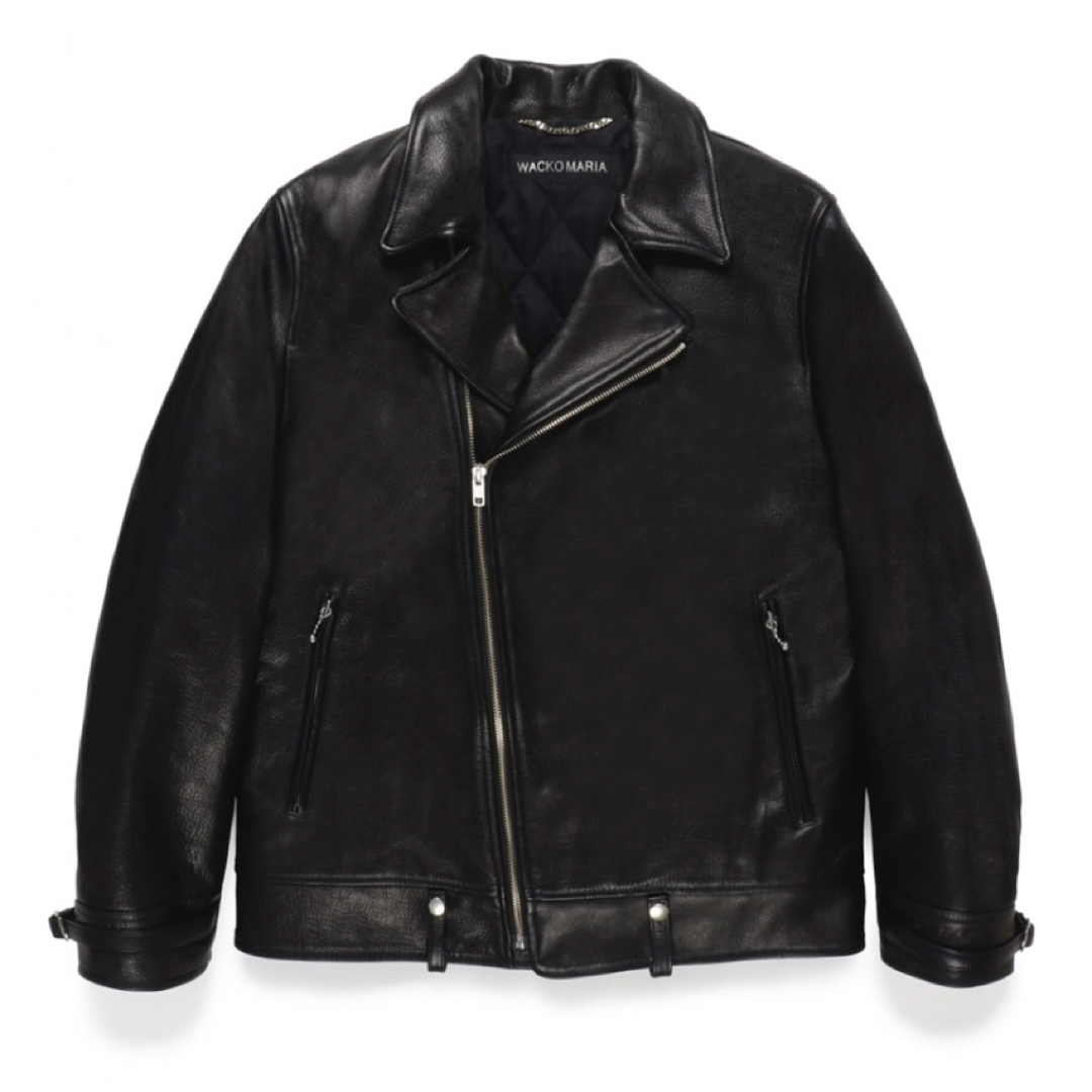 WACKO MARIA - WACKO MARIA レザー ダブルライダースジャケット L