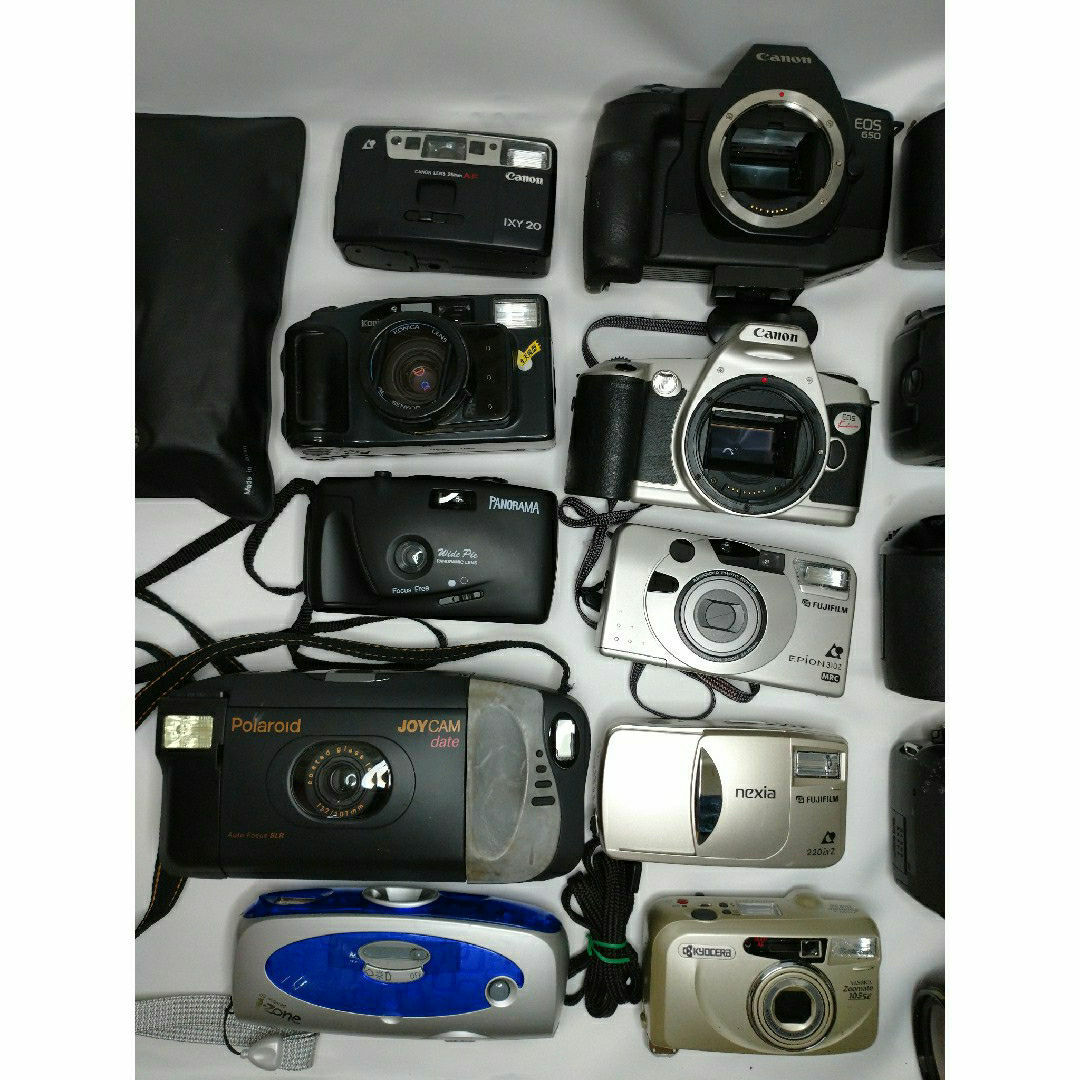 フィルムカメラ、レトロカメラ23台 ジャンク品 大量まとめ売りの通販