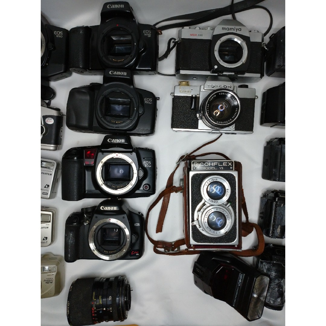 フィルムカメラ、レトロカメラ23台 ジャンク品 大量まとめ売りの通販