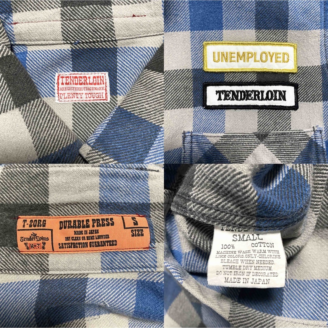 TENDERLOIN - Sサイズ テンダーロイン チェック ネルシャツ
