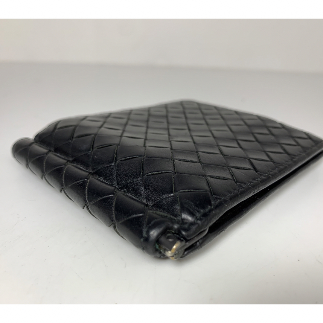 BOTTEGA VENETA - ボッテガ ヴェネタ レザー マネークリップ 二つ折り