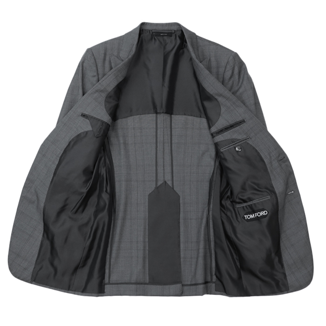 TOM FORD - 【美品】トムフォード スーツ グレンチェック ピークド