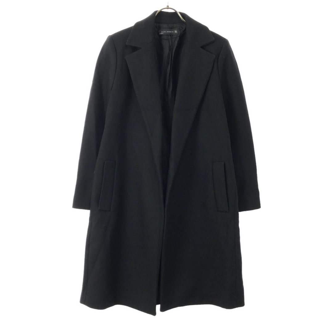 ZARA - ザラウーマン チェスターコート S ブラック ZARA WOMAN