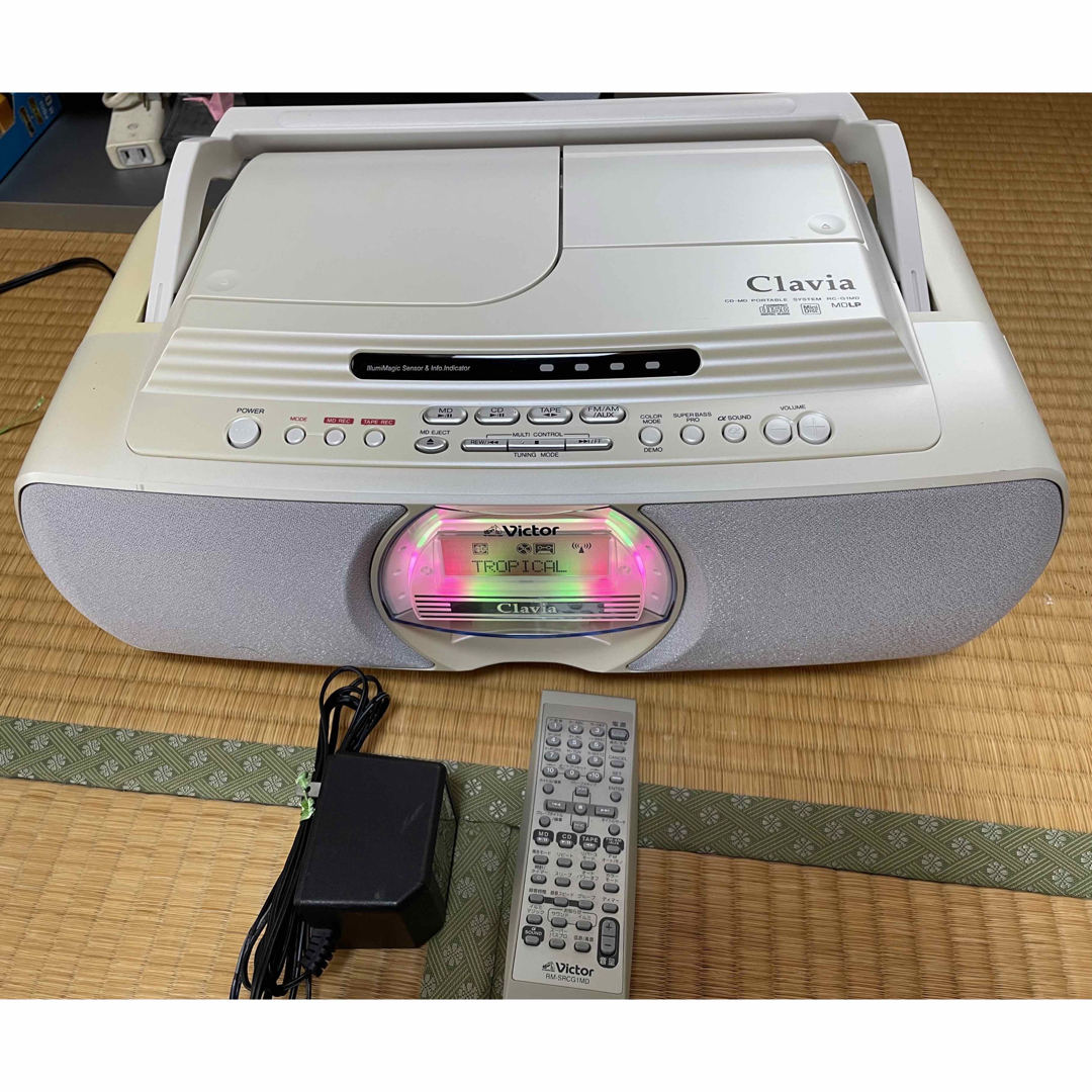 Victor - 希少‼︎ビクター CD/MDラジカセ クラビア RC-G1MD中古品の