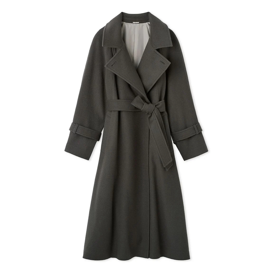 SNIDEL - 【正規品】snidel ウールカシミヤスタンドカラーコート DGRY