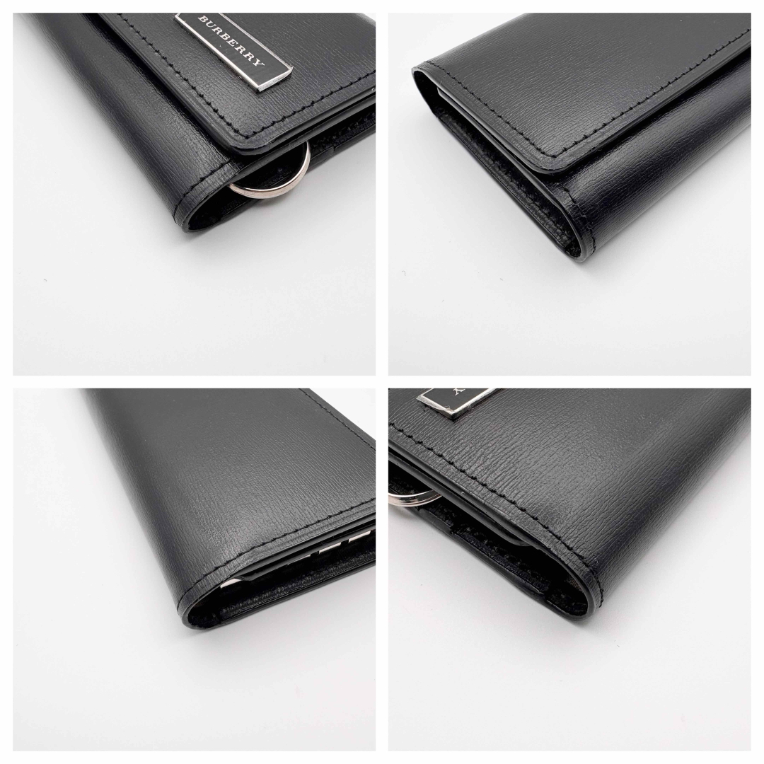 BURBERRY - 【極美品☆】バーバリー キーケース 5連 ブラック ノバ