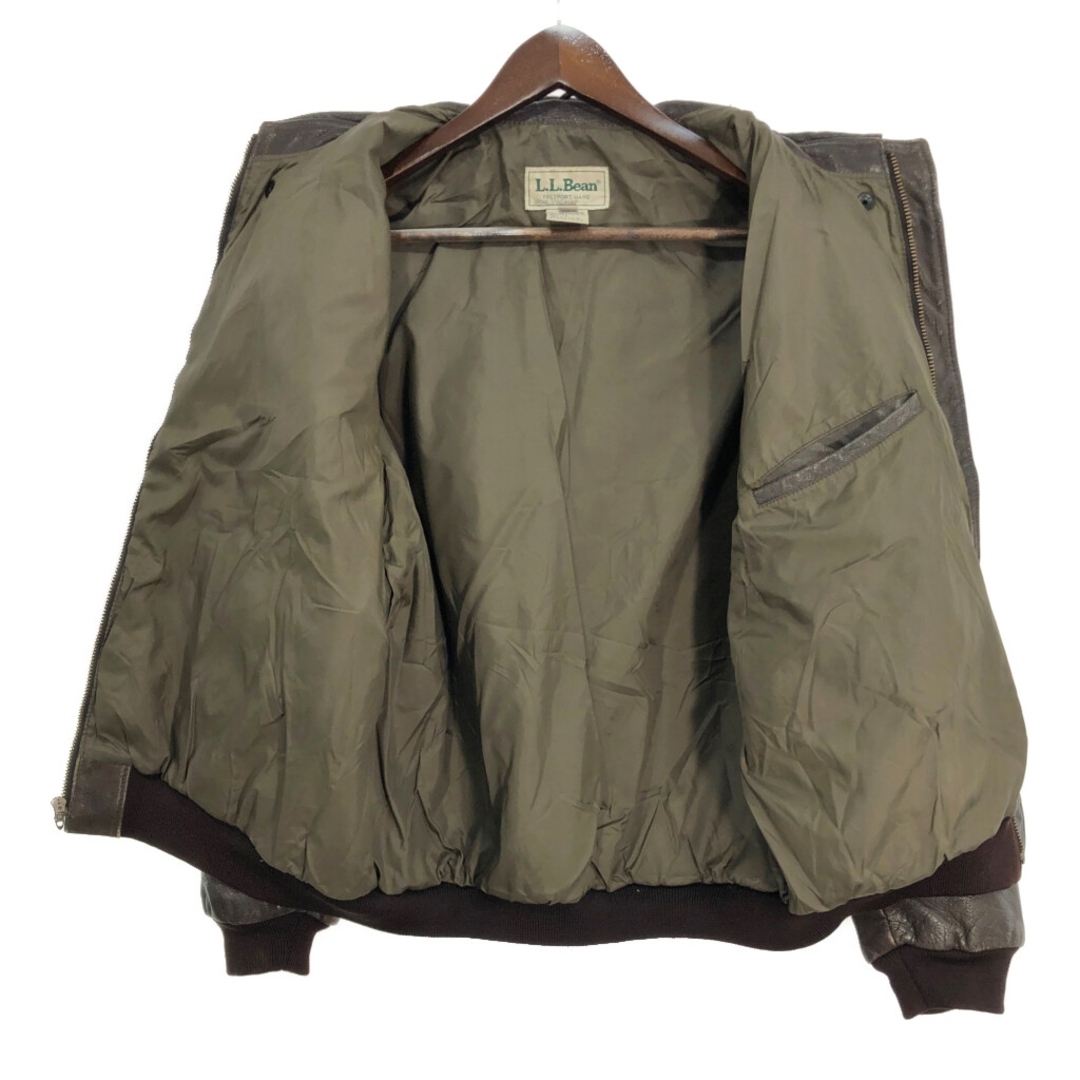 L.L.Bean - 90年代 USA製 L.L.Bean エルエルビーン A-2 レザー