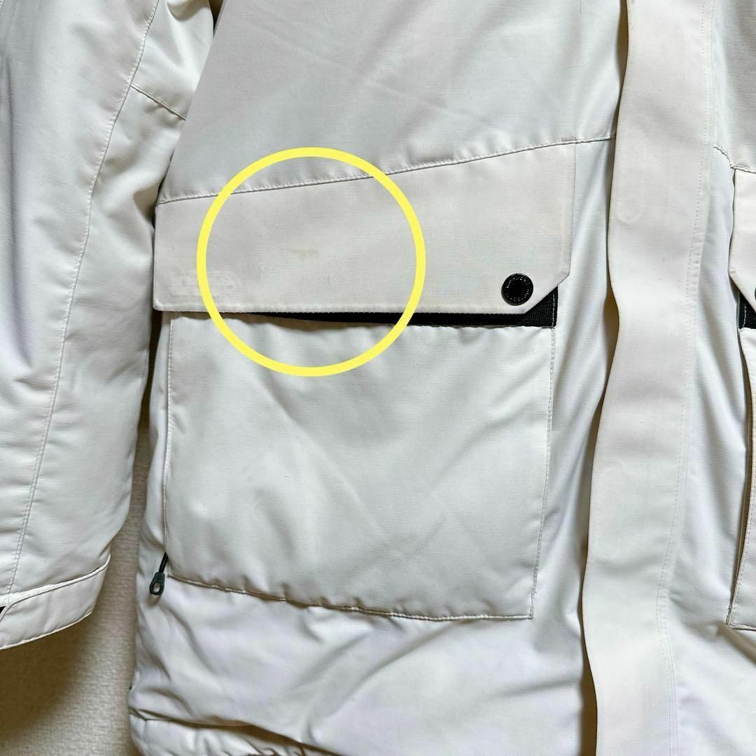 mont bell - 【人気】モンベル ファー フード ダウンジャケット 白