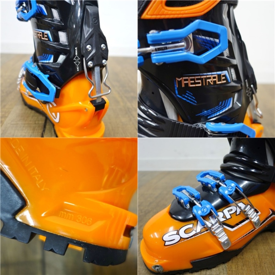 美品 スカルパ SCARPA MAESTRALE マエストラーレ 26.5cm 306mm TLT